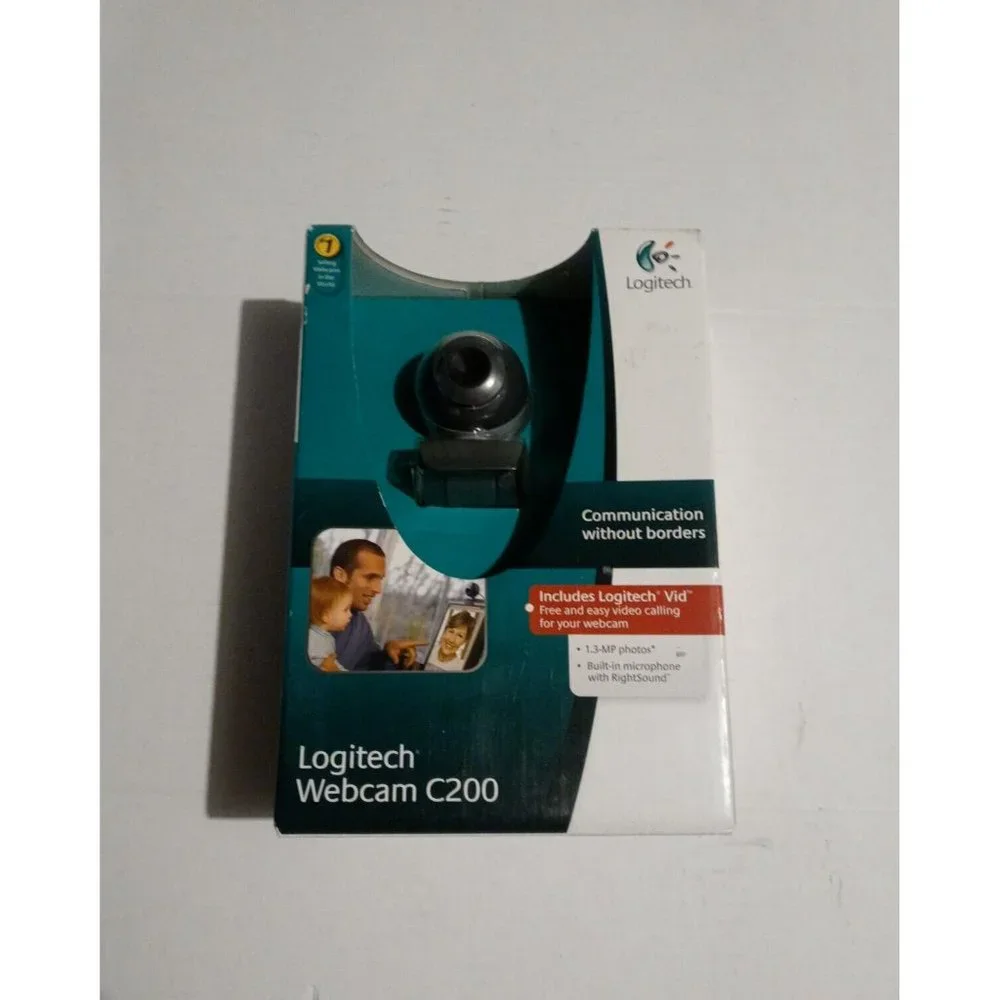 Logitech Webcam C200 Communication without bordes New